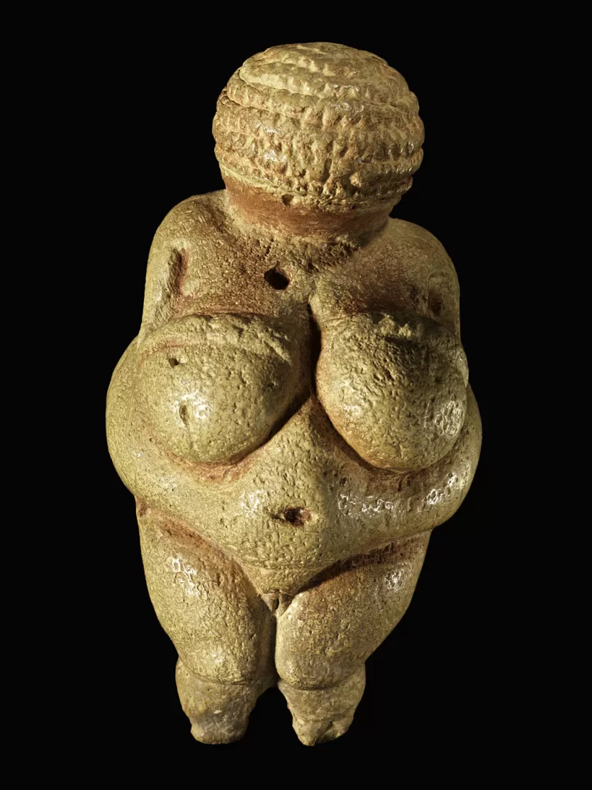 金星Willendorf小雕像;Willendorf、奥地利